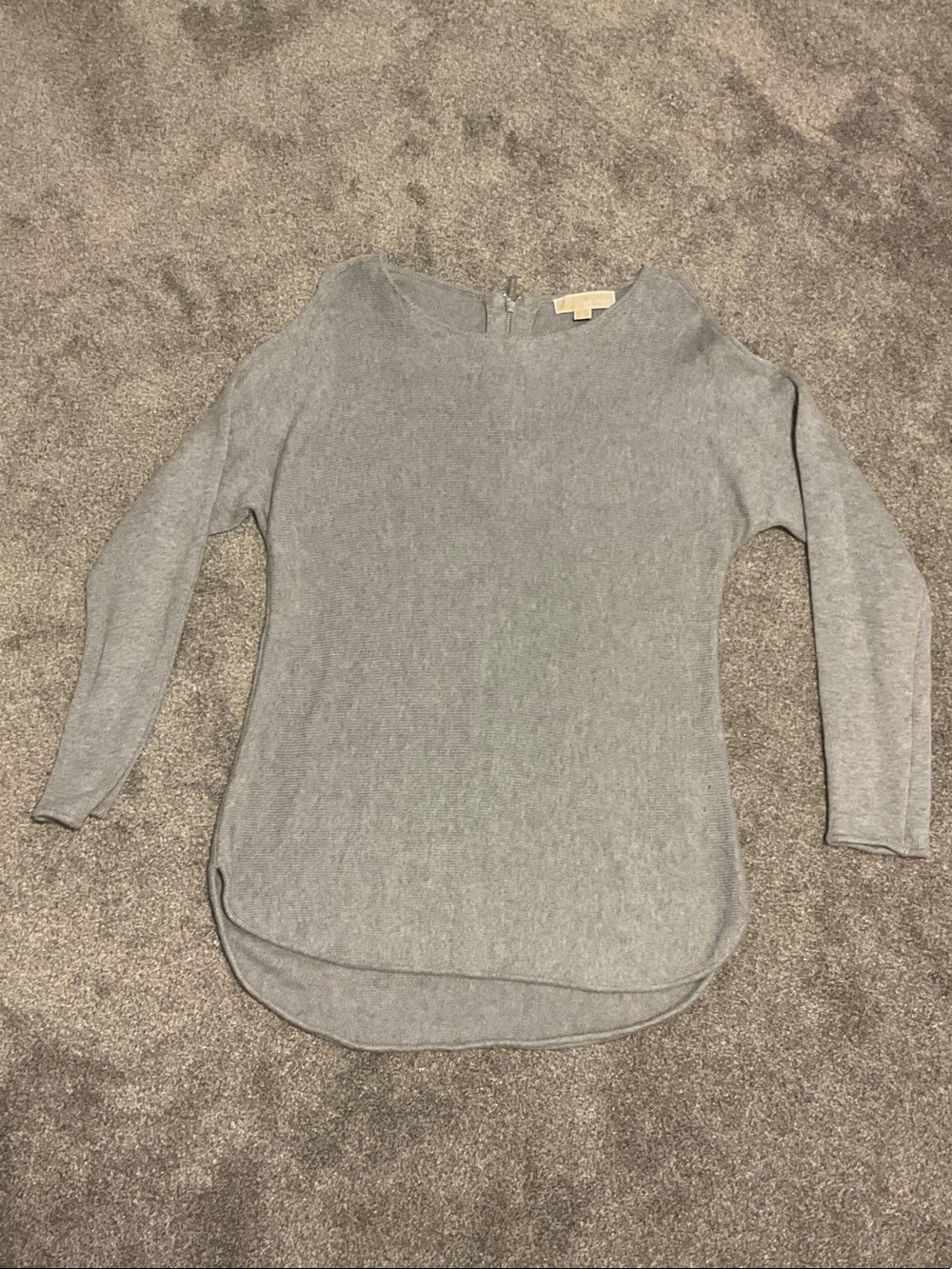 MICHAEL Michael Kors Light Gray Long Sleeve Sweater